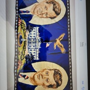 JFK Kennedy Tapes Wall Hanging 1960
